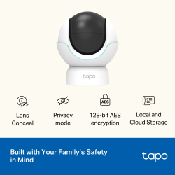 Интелигентна бебефон камера с двойна леща TP-Link Tapo C840