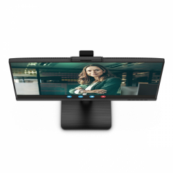 Монитор AOC 24P3CW, 23.8 inch, WLED IPS Panel, 16:9, 1920x1080, 300 cd/m2, 4ms, 1000:1, 20M:1, AntiGlare, 3H, 3-sided frameless, Flicker-free, Low blue light, HDMI, 2x DisplayPort, USB-C Docking, PD 65W, 4x USB 3.2, LAN, Speakers, Tilt, Swivel, Pivot, HAS, VESA 100, 5MP Windows Hello Cam, Black