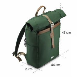 HAMA Раница за лаптоп "Silvan", до 41 см (16,2"), 22 л, зелена