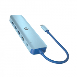 VCom докинг станция Docking Station Type-C 6-in-1 - CUE55 - PD3.0 100W, LAN 1000Mbps, HDMI, USB3.0 x 3