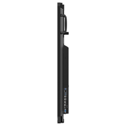Дисплей ViewSonic IFP6551, 65", TFT LCD panel, EDLA-Certified, 50-pts Infrared touch, UHD 3840x2160, AG+AF, 500cd/m2, 1200:1, 6.5ms, Octa-Core CPU, 16GB, 128GB storage, VGA, 4x HDMI, DP, 2x LAN, RS232, HDMI out, 3x USB-C, 5x USB, SPDIF, OPS slot, Mic, NFC, Android 14, Speakers, VESA, Black