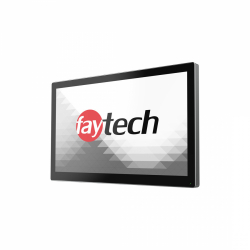 Тъч компютър Faytech 4010081723 FT215BX6413EACAPOB, 21.5 inch, FHD, 250cd/m2, 1000:1, PCAP touch, Intel Atom EHL-X6413E, 8GB, 128GB, HDMI, DP, 4x USB, RS232, LAN, Speakers, Audio, 9-36V, OB, ALU frame, 24/7, Black