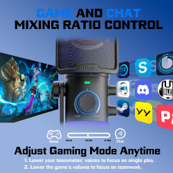 Настолен микрофон FIFINE AM6 RGB - Black Настолен микрофон FIFINE AM6 RGB - Black