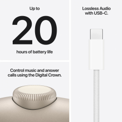 Слушалки Apple AirPods Max 2 - Starlight
