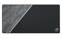 Asus ROG Sheath BLK LTD with extra-large, gaming-optimized cloth surface, anti-fraying stitched frame, and non-slip rubber base,Black