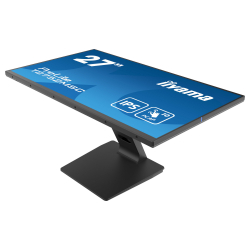 Монитор IIYAMA T2752MSC-B1, 27", IPS panel, Anti-Fingerprint, 7H, 16:9, 10-points PCAP touch, FHD 1920x1080, 400cd/m2, 1000:1, 5ms, 60Hz, OSD key lock, Flicker free, Blue light reducer, HDMI, DP, 2x USB, Mini jack, Speakers, Tilt, VESA 100, Black
