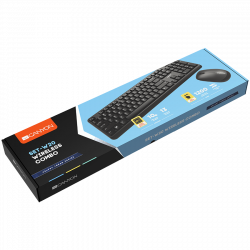 CANYON SET-W20 EN/BG Keyboard+Mouse Velvet Wireless Black