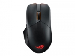 Asus ROG Chakram X Origin Gaming Mouse, Tri-mode connectivity (2.4GHz RF, Bluetooth, Wired), 36000 DPI sensor, 11 programmable buttons, Detachable joystick, Paracord cable, Black