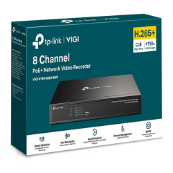 Мрежови видео рекордер TP-Link VIGI NVR1008H-8MP 8-канален PoE+                          