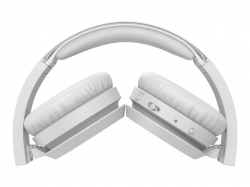 PHILIPS Wireless On Ear Headphone with mic 32mm drivers/closed-back white