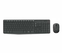Logitech MK235 Wireless Keyboard and Mouse Combo - Grey - US INTL Logitech MK235 Wireless Keyboard and Mouse Combo - Grey - US INTL