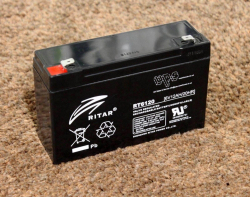 Оловна батерия RITAR, (RT6120) AGM, 6V, 12Ah, 150 /50 /93 mm, Терминал1                          