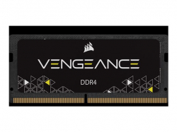 CORSAIR VENGEANCE DDR4 16GB 1x16GB 3200MHz SODIMM Unbuffered 22-22-22-53 Black PCB 1.2V
