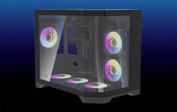 Настолен компютър Playbox, Mini Tower, 700 W, Mini Tower, 16 GB, GeForce RTX 3050, 512 GB , черен