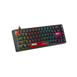 Marvo геймърска механична клавиатура Gaming Mechanical Keyboard Arma 67 KG935 - 1K, TNT Peach Switches [Linear], (English US)