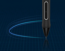 Графичен таблет HUION Inspiroy Keydial KD200, USB-C, Bluetooth, Metal Grey