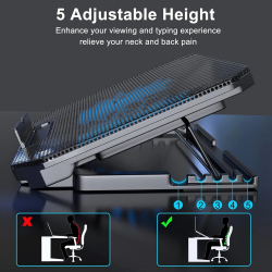 Xtrike ME охлаждане за лаптоп Notebook Cooler 17" - FN-818 - Backlight