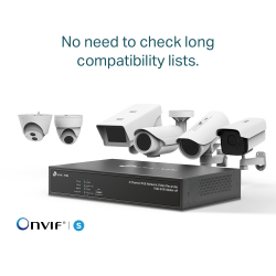 NVR TP-Link VIGI NVR1004H-4P PoE+ Network Video Recorder 4-канален