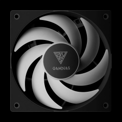 Gamdias Комплект вентилатори Fan Pack 3-in-1 3x120mm - NOTUS M1-1203 ARGB, Swappable Fan Blades (Reverse Fan Blades Included), A-RGB