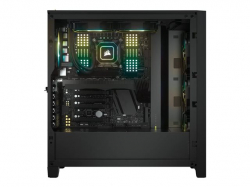 CORSAIR iCUE 4000X RGB Tempered Glass Mid-Tower Black case