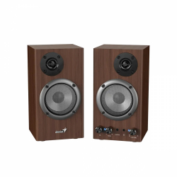 Genius тонколони Speakers 2.0 - SP-HF500B - 16W RMS, 3D Surround, Wood