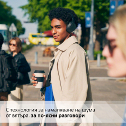 Слушалки Sony Headset WH-CH720N - черни