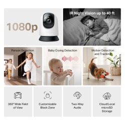 Домашна камера Wi-Fi Pan/Tilt Mercusys MC200