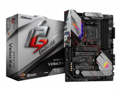 ASROCK Main Board Desktop B550 PG VELOCITA AM4, 4x DDR4, 1x PCIe 4.0x16, 1x PCIe 3.0x16, 2x PCIe 3.0x1, 6x SATA3, 1x Hyper M.2 Gen4 x4, 1x M.2 Gen 3x2, 1x USB-C, 4x USB3.2 Gen2, 8x USB 2.0, 1x HDMI, 7.1 HD Audio, 1x 2.5G LAN, ATX