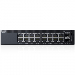 Dell Networking X1018 Smart Web Managed Switch, 16x 1GbE and 2x 1GbE SFP ports                          