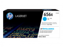 HP 656X High Yield Cyan Original LaserJet Toner Cartridge (CF461X)