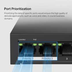 10-портов Gigabit Desktop/Rackmount комутатор Mercusys MS110P