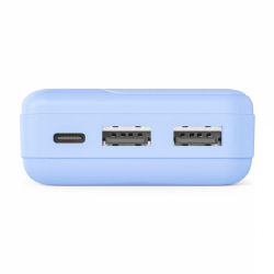 HAMA Външна батерия "Pocket 10", 10000 mAh, Изходи: 2x USB-A, син