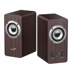 Genius тонколони Speakers 2.0 - SP-HF400 - 10W RMS, Dark Brown