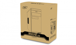 DeepCool Кутия за компютър Case mATX - WAVE V2 - Black USB3.0                          