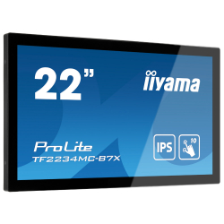 Тъч Монитор IIYAMA TF2234MC-B7X 21.5 inch Open Frame, 10-point Multi-Touch Projective Capacitive, IPS LED, 1920x1080, 305cd/m2, 8ms, HDMI, VGA, DisplayPort