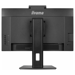 Монитор IIYAMA XUB2490HSUH-B2, 23.8" IPS panel, AG, 16:9, FHD 1920x1080, 1300:1, 250cd/m2, 4ms, Adaptive Sync, Flicker free, Blue light reducer, 5MP Webcam, HDMI, DP, 3x USB, Audio out, HAS, Swivel, Tilt, Pivot, VESA 100, Black