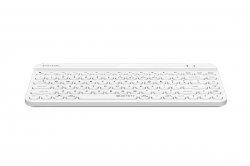 Безжична клавиатура A4tech Fstyler FBK30, Bluetooth, 2.4G, Стойка за телефон, Кирилизирана, Бяла