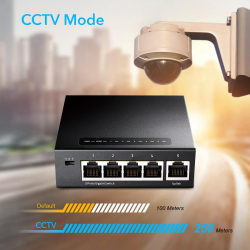 Суич Cudy GS105, 5 портов, 10/100/1000, Auto-MDI/MDIX                          