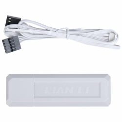 Вентилатори 3бр Lian Li UNI FAN CL Wireless ARGB PWM - 120 mm Бели + Контролер