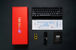 Madlions професионална геймърска механична клавиатура Professional Gaming Mechanical Keyboard FIRE 68 RGB - 8K, Gateron Dual-Rail Magnetic Switches [Linear], R