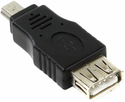 VCom Адаптер Adapter USB AF/Mini USB 5P M - CA411                          