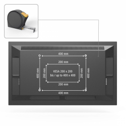 Стенна стойка за TV Fullmotion, 165 см, 32-65 ", до 35 кг