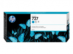 HP 727 original 300-ml Ink cartridge F9J76A Cyan