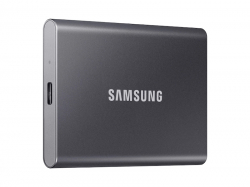 Samsung Portable SSD T7 2TB, USB 3.2, Read 1050 MB/s Write 1000 MB/s, Titan Gray