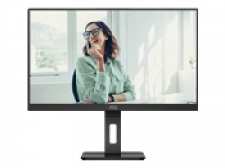 Монитор AOC 24P3CV, 23.8" IPS WLED, 1920x1080@@75Hz, 4ms GtG, 300cd m/2, 1000:1, 50M:1 DCR, Adaptive Sync, FlickerFree, Low Blue Light, 2Wx2, Tilt, Height Adjust, Pivot, Swivel, HDMI, DP, USB hub