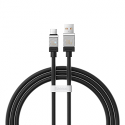 Кабел  Baseus CoolPlay USB към USB-C 100W 1м CAKW000601 - черен