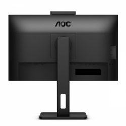 Монитор AOC 24P3CW, 23.8 inch, WLED IPS Panel, 16:9, 1920x1080, 300 cd/m2, 4ms, 1000:1, 20M:1, AntiGlare, 3H, 3-sided frameless, Flicker-free, Low blue light, HDMI, 2x DisplayPort, USB-C Docking, PD 65W, 4x USB 3.2, LAN, Speakers, Tilt, Swivel, Pivot, HAS, VESA 100, 5MP Windows Hello Cam, Black