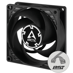 Arctic вентилатор Fan 80mm P8 PWM PST CO - black/black - 200-3000rpm