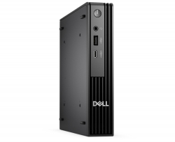 Настолен Компютър Dell Pro Micro QCM1255, AMD Ryzen 5 8500GE (6 cores, up to 5.0GHz), 16 GB: 1 x 16 GB, DDR5, up to 4800 MT/s, 512GB SSD, Integrated Graphics, Wi-Fi 6, Bulgarian Keyboard&Mouse, 65W, Ubuntu, 3Y PS                          