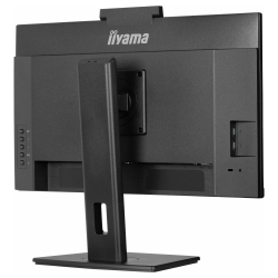 Монитор IIYAMA XUB2490HSUH-B2, 23.8" IPS panel, AG, 16:9, FHD 1920x1080, 1300:1, 250cd/m2, 4ms, Adaptive Sync, Flicker free, Blue light reducer, 5MP Webcam, HDMI, DP, 3x USB, Audio out, HAS, Swivel, Tilt, Pivot, VESA 100, Black